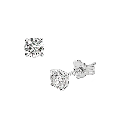 Add diamond studs to your jewellery collection
