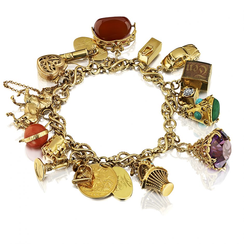 Add a vintage charm bracelet to your jewellery collection