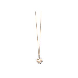 Silver multi gold plated triple lantern shape pendant