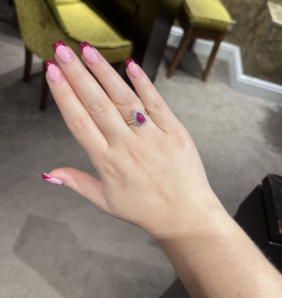 Ruby Gemstone Engagement Ring Jewellery Trend